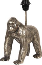 Lampenvoet Tafellamp Dier 20*14*31 cm E27/max 1*25W Goudkleurig Aluminium Gorilla Lampvoet