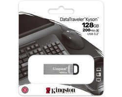 Kingston DataTraveler Kyson 128GB USB Stick 3.2 Flash Drive – Silver