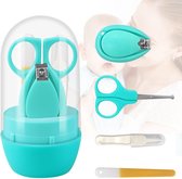 GoFive Verzorgingsset - Baby Manicureset - Paars - Nagelknipper - Nagelvijl - Nagelschaartje - Baby Pincet