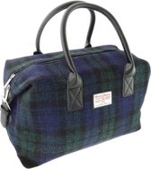 Glen Appin Weekendtas Esk Black Watch  - Echte Harris Tweed - Made in Scotland