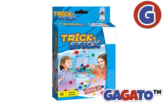 Trick Stick - Gezelschapsspel - Speelgoed Feest Spel - Spellen voor kinderen - 4-10 jaar - 2 tot 4 spelers - Reisspel