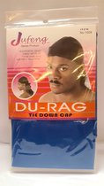 BodyBeautyHair Durag Tie Down Cap Blauw Hoofddeksel Bandana