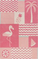 Smart Kids - Kindertapijt - Fruity Flamingo - 100% polyester - Dikte: 9mm