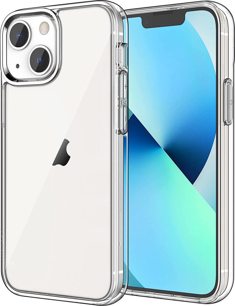 Jumada's Apple Hoesje - Case - iPhone 13 Mini - Back Cover - Siliconen - Transparant