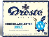 Droste Chocoladeletter Melk 135 gram | Letter W