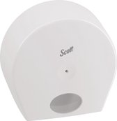 Scott Controle toiletpapierdispenser 7046010 - 1 x witte toiletroldispenser