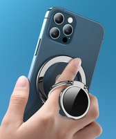 Apple iPhone 12 en 13 MagSafe Magnetisch Uitklapbare Standaard - Zilver