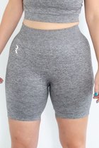Classy -  Breathable Seamless Shorts Small Grijs