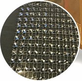 Dekbedovertrek Carly diamant wit - blended katoen - eenpersoons - 135x200 cm