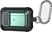 Geschikt voor Apple AirPods 3 Hoesje - Armor Secure Case - Zwart
