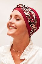 Chemo set | Bandana | Meerkleurig Rood