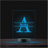 Led Lamp Met Naam - RGB 7 Kleuren - Alisa