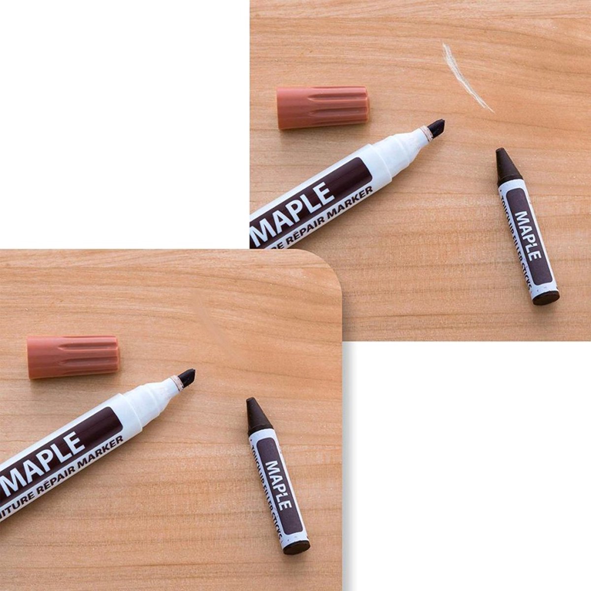 Acheter PDTO nouveau marqueur de rayure de meubles stylo de retouche  marques de sol en bois stratifié réparation de peinture