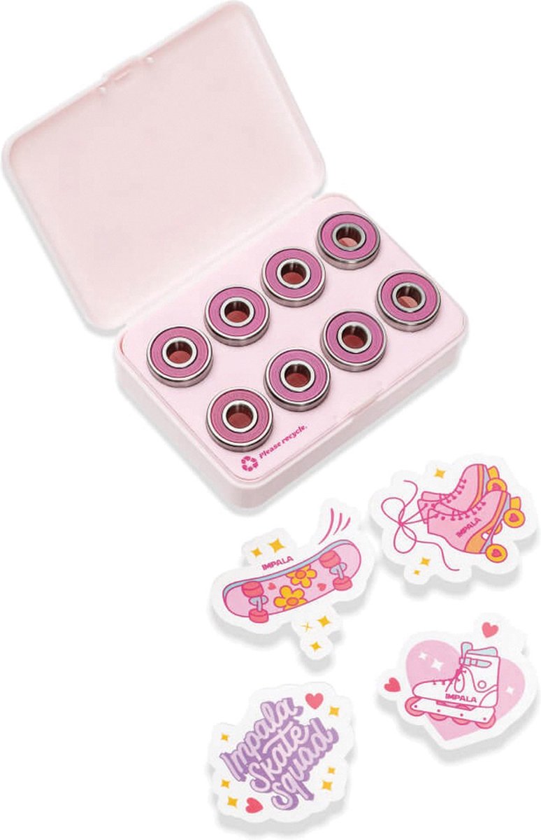 Impala Kogellagers - zilver - roze
