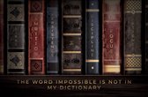 Walljar - Not In My Dictionary - Muurdecoratie - Poster met lijst