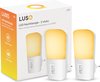LUSQ® - LED Nachtlampje in Stopcontact - 2 stuks - Dimbare Nachtlampjes met Sensor - Nacht Lamp met Dag en Nacht Sensor