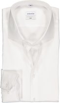 Seidensticker slim fit overhemd - wit fijn Oxford - Strijkvrij - Boordmaat: 40