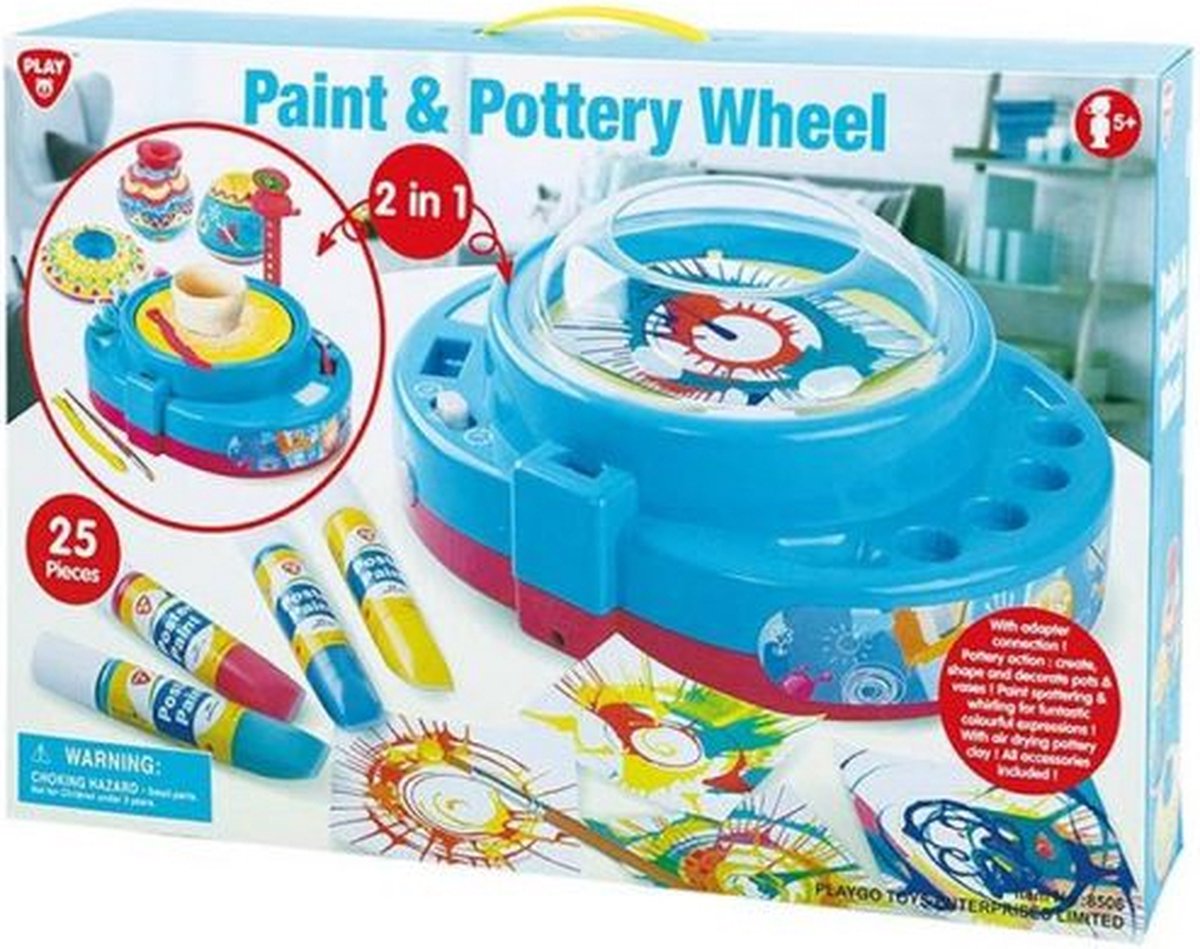 Verplicht Ounce Schaap Play GO Paint & Pottery Wheel | bol.com