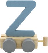 Lettertrein Z blauw | * totale trein pas vanaf 3, diverse, wagonnetjes bestellen aub