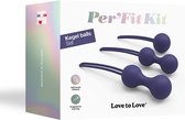 Love to Love Per'fit Kit Kegel Balletjes Bekkenbodem Training - indigo