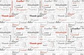 Dimex Thank You Vlies Fotobehang 375x250cm 5-banen