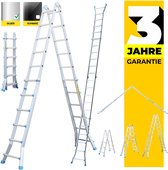 Craftfull Vouw ladder CF-105A aluminium multifunctionele  ladder Telescopische Ladder 5.10