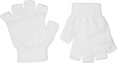 Witte Vingerloze Handschoenen | Maat One Size Fits All