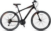NOMAD 4.0 MTB 28 INCH H45 > 21 SPEED BLACK ORANGE VV