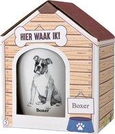 Mok - Boxer – Dier – Puppy – Hond – Dieren – Mokken en bekers – Keramiek – Mokken - Porselein -  Honden – Cadeau -  Kado