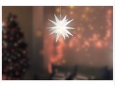 Livarno Home LED-lichtster lamp - Wit - Kerstster - Leuke kerstster met verlichting voor binnen en buiten - Kabellengte 10m