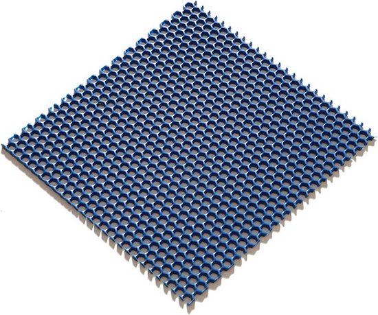 Ultra Grip Rastermat met honingraatstructuur 120 cm Blauw - per strekkende meter