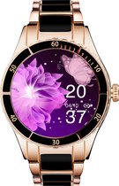 DMV Smartwatch Timeless -  Smartwatch dames - Smartwatch Heren - Horloges voor mannen en vrouwen  - Horloge - Activity tracker - Stappenteller - Bloeddrukmeter - Hartslagmeter - Zw