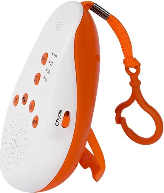 Blossombel Baby Husher portable -  white noise machine, Witte Ruis Slaaptrainer - Slaaphulp Kinderen - Draadloos - USB-oplaadbaar