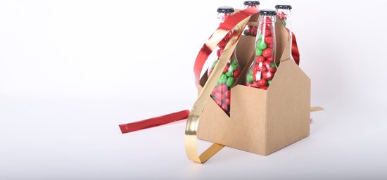 vrijheid volwassene verzonden Kerst-flesjes 4 stuks | Chocolate | Kerst chocolade | Cadeau | Kerstcadeau  |... | bol.com