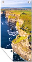 Tuinposter De Kliffen van Moher aan de westkust van Ierland - 30x60 cm - Tuindoek - Buitenposter