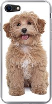 Geschikt voor iPhone 8 hoesje - Hond - Huisdieren - Vacht - Siliconen Telefoonhoesje