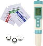 Tool Meister AM71- PH/TDS/EC/SG,HYDRO/ORP,REDOX Meter & Thermometer - voor Zwembad/Chloor/Grond/Aquarium/Water - Digitaal - incl. Batterijen en kalibratiepoeder