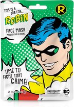 DC Robin Gezichtsmasker - Gezichtsmasker Komkommer Geur - Gezichtssheet met uiterlijk van Robin