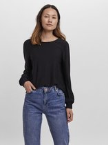 Vero Moda T-shirt Vmulla Ls Top Jrs Ga 10253917 Black Dames Maat - S