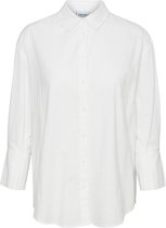 Vero Moda Blouse Vmriley India 7/8 Loose Shirt Vma 10254613 Snow White Dames Maat - L