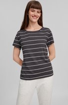 O'Neill T-Shirt Women Essential R-Neck Ss T-Shirt Black With White S - Black With White 60% Katoen, 40% Polyester Round Neck