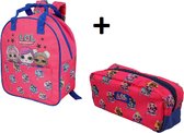 L.O.L. Surprise schoolset rugtas rugzak met etui