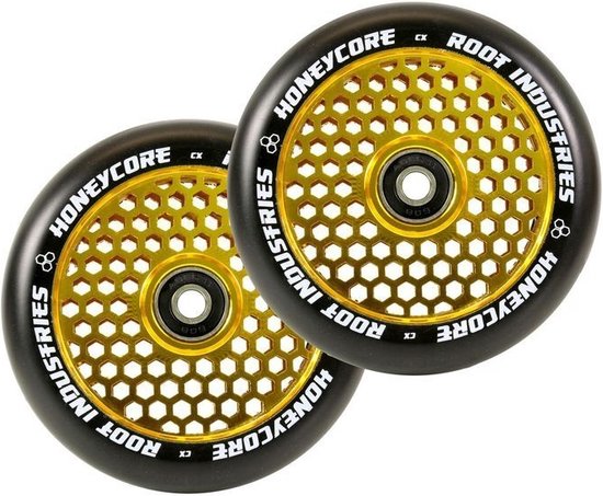 Root Honeycore Stuntstep Wielen Gold 2pc - Root - €89,00