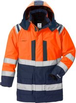 Fristads Hi Vis Airtech® 3-In-1 Parka Klasse 3 4036 Gtt - Hi-Vis oranje/marineblauw - L