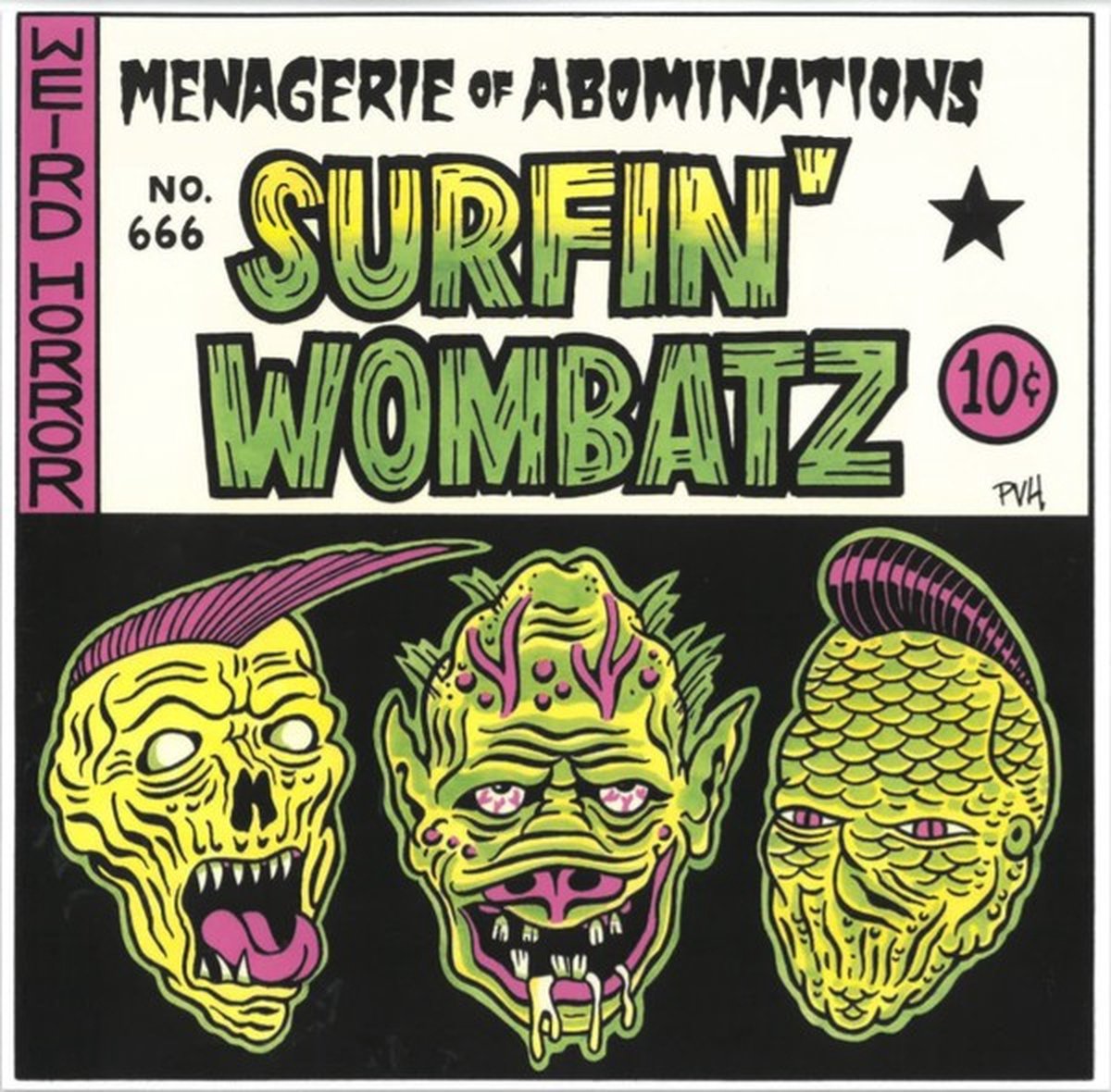 Surfin' Wombatz - Menagerie Of Abominations (10" LP) (Coloured Vinyl)