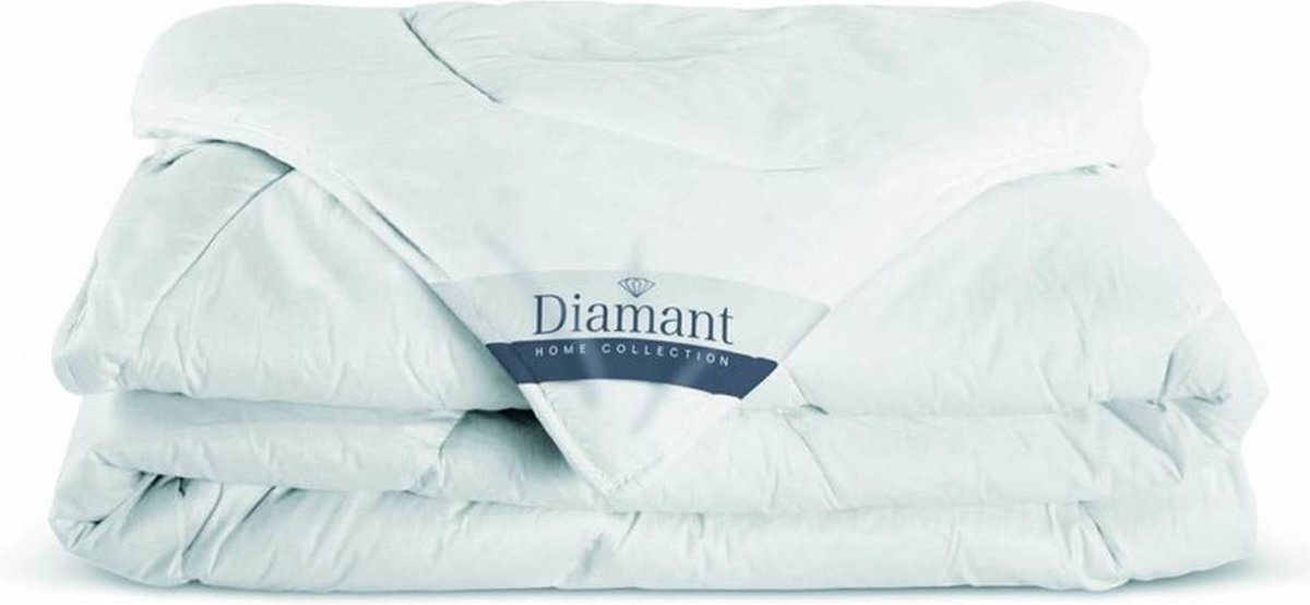 Diamant Dekbed Elegance 10% Eendendons - Enkel - Litsjumeaux - 240x200 cm - Wit