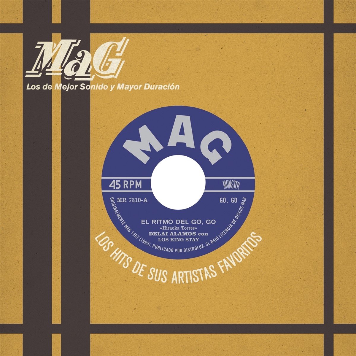 Delai Alamos Con Los King Stay - El Ritmo Del Go, Go / El Grito De Los King (7" Single)