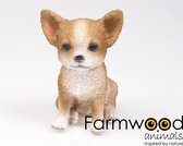 Farmwood Animals Tuinbeeld Chihuahua puppy polystone 16cm