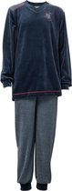 Jongens pyjama velours 134169 vhals 80% katoen - 20% polyester 188