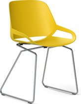 Aeris Numo draadframe - chrome polished, seat shell: yellow